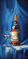 カル・ガジュームの静物装飾の青いワイン